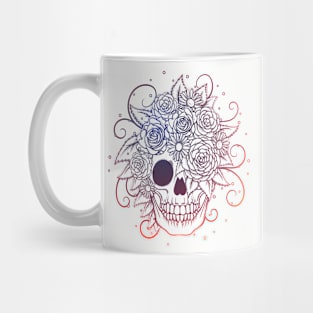 Colorful skull T-shirt Mug